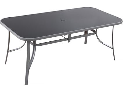 Table De Jardin "cordoba" - Phoenix - 8 Places - Argenté