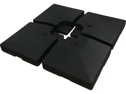 4 Dalles à Lester Pour Gros Parasol Déporté - 4 X 3 - 104 Kg