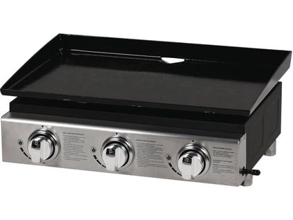 Plancha "presto 3" - 3 Brûleurs - 7.5kw - Gris