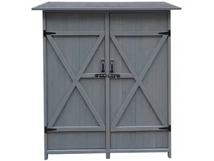 Armoire De Jardin "espacio" - 140 X 49 X 162 Cm - Anthracite