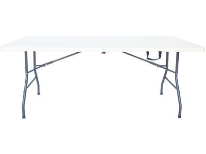 Table De Jardin Pliante "foldy" - 180 X 74 X 74 Cm - Blanc