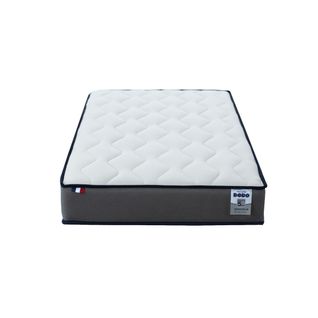 Matelas Bébé Ergono Haute Résilience - Ultra Respirant Et Ventilé 60 X 120 Cm Blanc