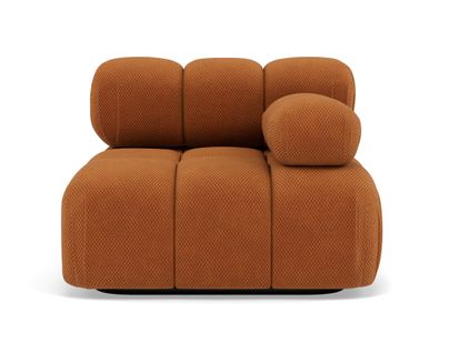 Ruby - Module D'assise Droit En Velours Texturé