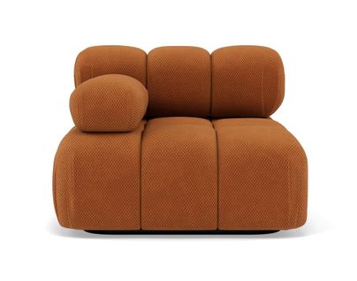 Ruby - Module D'assise Gauche En Velours Texturé