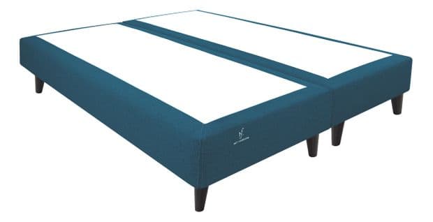 Sommier ressorts 2x100x200 cm NUIT FAUBOURG HONORE bleu