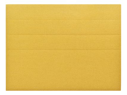 Tête de lit tissu L.200 cm NUIT FAUBOURG VICTOIRE jaune