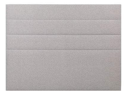 Tête de lit tissu L.200 cm NUIT FAUBOURG VICTOIRE gris clair