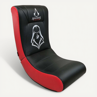 Fauteuil Gamer à bascule Assassin's Creed, Pouf Gamer Simili Cuir Et Broderies