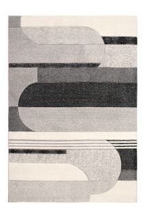 Tapis 160x230 cm ANZIO Noir/blanc