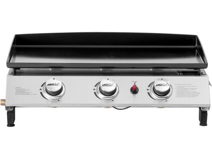 Plancha Gaz 3 Brûleurs "jolly" - 7,5 Kw - Gris