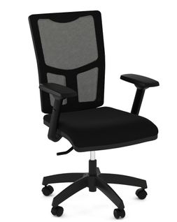 Fauteuil de bureau LYRA BUT PRO synchrone noir