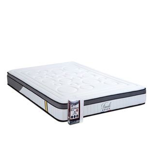 Ensemble Tivoli 140x190 Cm Matelas Mousse + Protège Matelas Anti Punaise