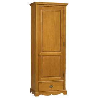 Bonnetière Pin Massif Miel Style Anglais 4 Niches L 70 H 186 P 42 Cm