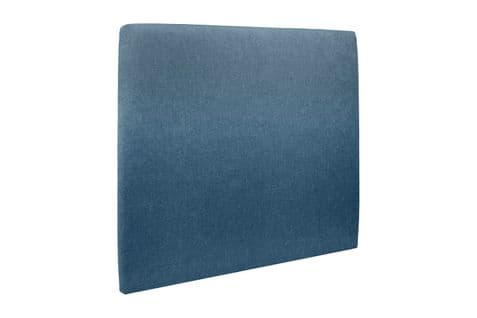 Tete De Lit Tapissee Tissu Bleu L 200 Cm - Ep 10 Cm Rembourre