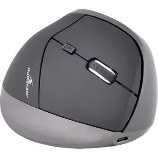 Souris Ergonomique Sans Fil - Ergo - Rechargeable - PC/mac - Noir