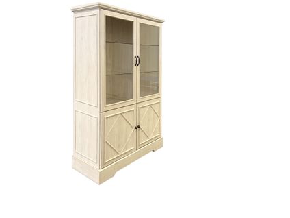 Vitrine COSTAL Imitation chêne clair vieilli