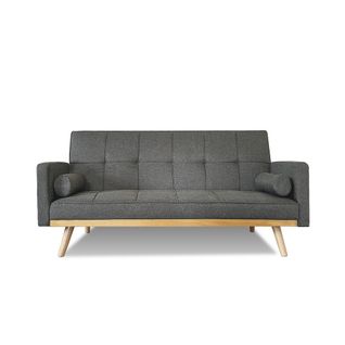 Banquette Clic Clac 3 Places Gris - Olan