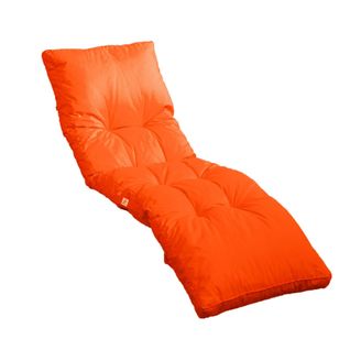 Coussin Pour Bain De Soleil En Polyester 185 x 55 cm Orange