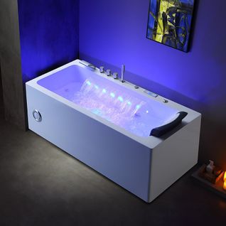 Baignoire Balneo Hamilton 170 1 Place Archipel® 170x75 - Gauche