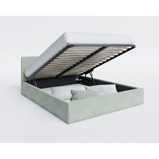 Lit Coffre Rino 160 X 200 Cm - Sommier Inclus Mint