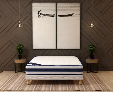 Matelas Mousse Blue Memory 140x190 Accueil Mémoire De Forme Hauteur 22cm