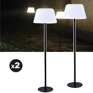 Lot De 2 Lampadaires Solaires Ezilight® Solar Lamp L40
