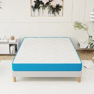 Matelas Fresh Memory 140x190 Cm Mousse Haute Résilience Hauteur 15 Cm