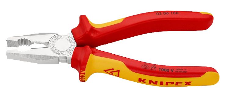 Pince Universelle 1000v 180mm - Knipex - 03 06 180