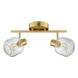 Spot 2 têtes LINDSET Doré