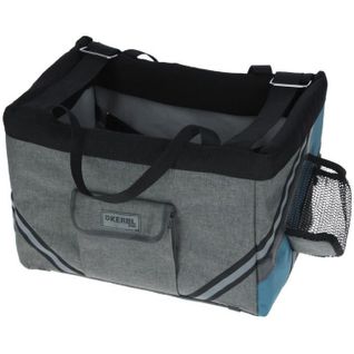 Sac à Vélo Pour Chien Ou Chat- - Vacation - Gris/bleu - 38x29x25 Cm