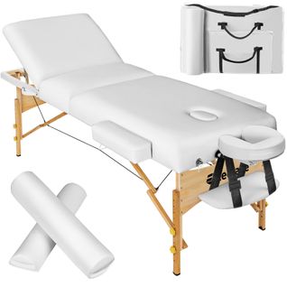Ensemble De Table De Massage à 3 Zones Somwang Avec Rembourrage De 7,5 Cm D’épaisseur, Rouleaux Et