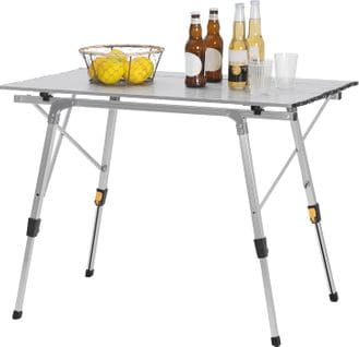 Table De Camping Pliante En Aluminium.table Pliable.table De Pique-nique.90x52.2x45-72 Cm