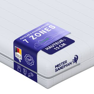 Matelas Mousse 80x190 Cm Epaisseur 15 Cm