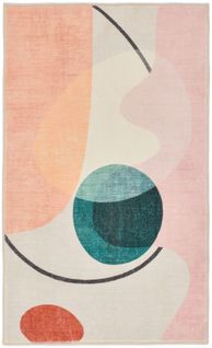 Tapis De Bain Moelleux Aux Couleurs Vives Ariella 70x120 Cm - Multicolore