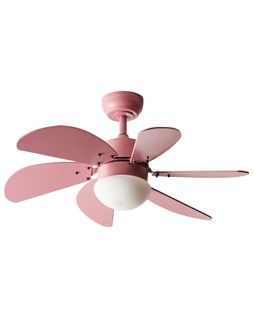 Ventilateur De Plafond Avec Lampe Logar Avec Télécommande LED Rose