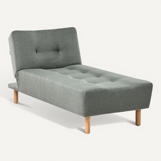 Chaise Longue Alsten Tissu Vert