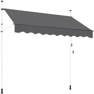 Store Banne Manuel Sans Percement Pour Balcon 250 X 120 Cm