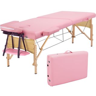 Table De Massage Pliante Lit De Massage 213 X 70 Cm Rose