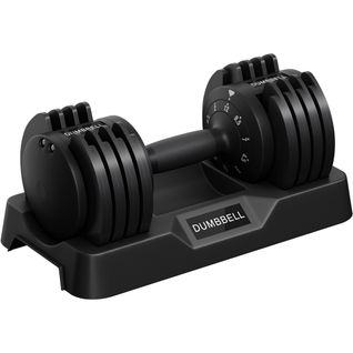 Haltère Réglable De Musculation Charge Variable Gym à Domicile 12 Kg Noir