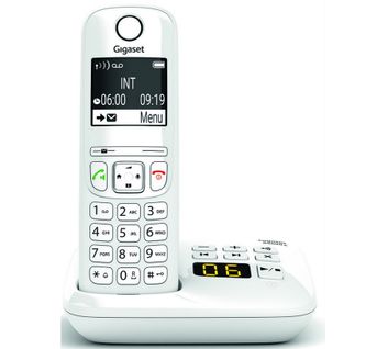 Téléphone Sans Fil Dect Blanc Avec Répondeur - Gigaas690ablanc