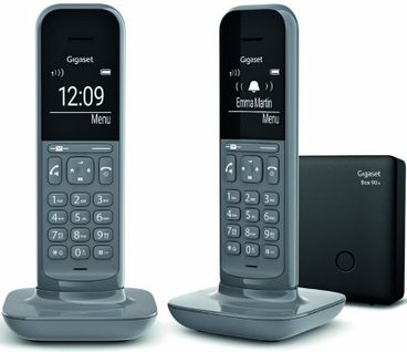 Téléphone Fixe Sans Fil Au Design Moderne Avec Répondeur Intégré - Gigaset Cl390a Duo