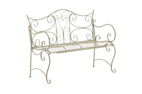 Banc De Jardin Au Style Antique Tara En Fer Forgé Vert Antique
