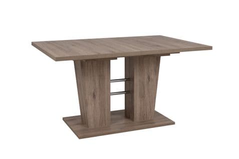 Table L.140/180 cm LEXIE dark/ san remo