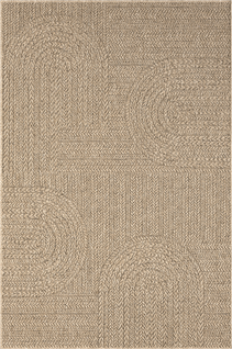 Tapis Kansas Extérieur Jute Terrasse - Nature - 240x340 Cm