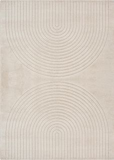 Tapis Elisa Design Géométrique, Beige, 200x280 Cm