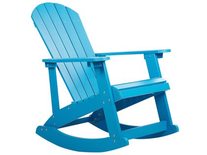 Chaise De Jardin à Bascule Bleu Adirondack