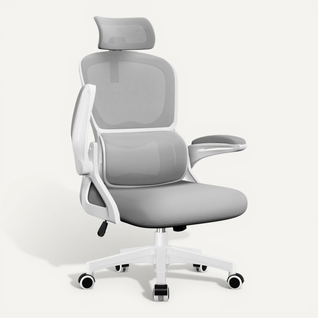 Chaise De Bureau Ergonomique,fauteuil De Bureau , Inclinable Pivotant, Support Lombaire, Appui-tête