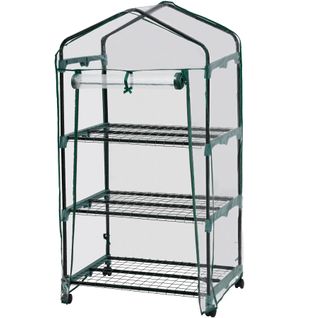 Serre De Balcon Avec 3 Étagères 69x49x133cm