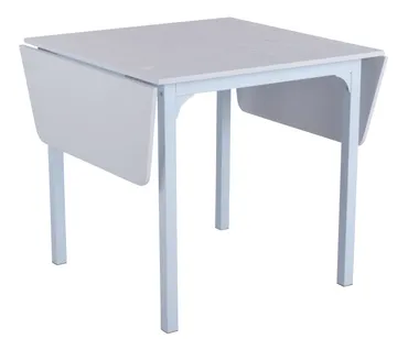 Table L.80/140 avec allonges LISA Blanc