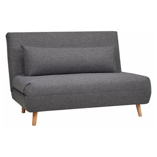 Canapé 2 places convertible IGLOO tissu gris